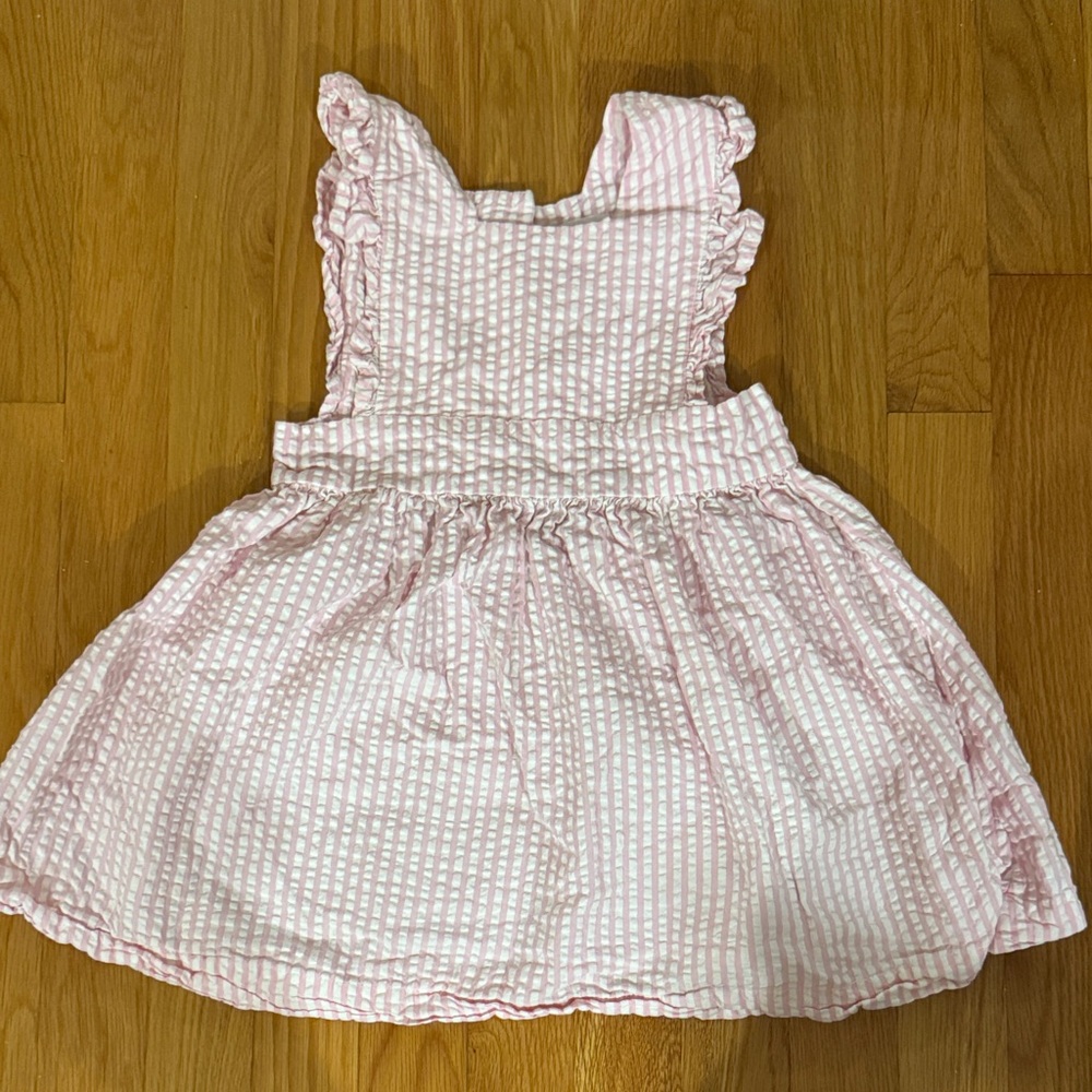 Petit Peony Pink and White Gingham Dress